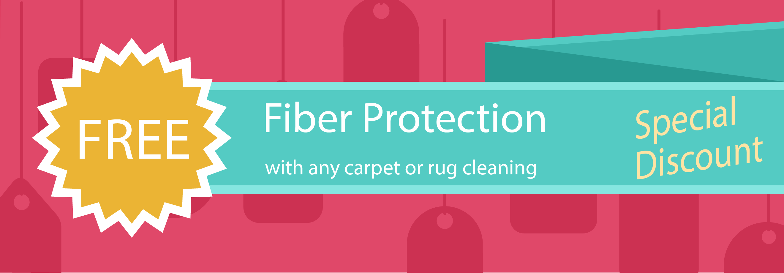 Free fiber protection with any carpet or rug cleaning